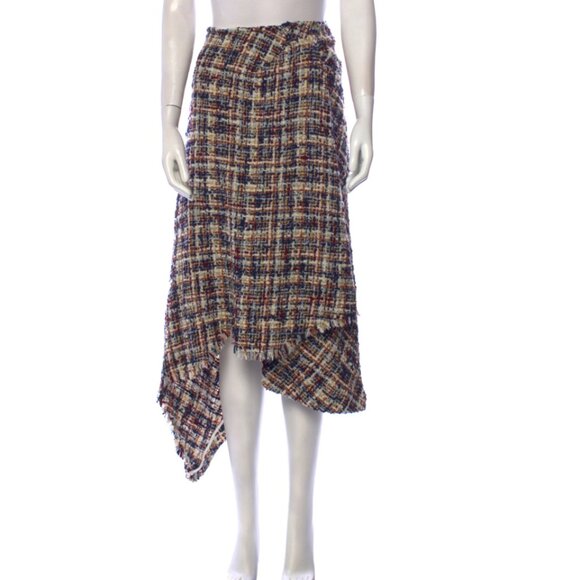 Lanvin Tweed Midi Skirt NWT - Picture 1 of 4